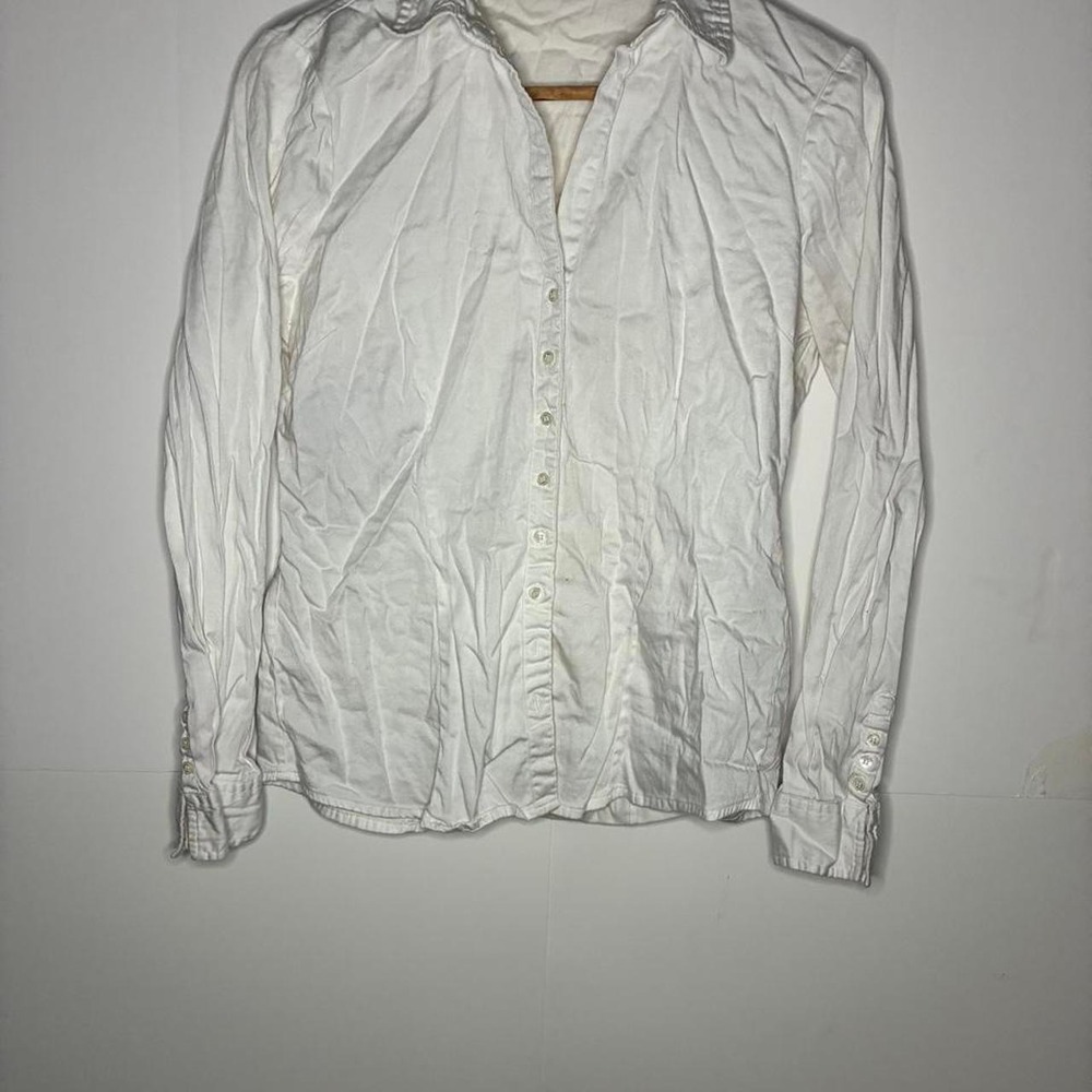 The Limited White Button Up Shirt Womens Large